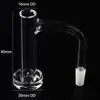 Full Weld Beveled Edge Smoking 16mm OD Control Tower Quartz Banger With Hollow sandblasting Pillar 6mm ruby Pearls Honeycomb Cap for Dab Rigs Water Pipes