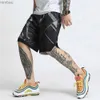 Shorts masculinos americanos retro hiphop shorts homens soltos high street esportes boxe esportes casuais moda reta calças de cinco pontos verão 240226