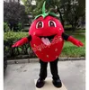 Super Cute Strawberry Mascot Costume Birthday Party Christmas Costume Ad Apparel Halloween Theme Clothing