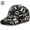 Bola Caps FS Marca Alfabeto Mens Boné de Beisebol Roupas de Rua Snapshot Hip-Hop Truck Cap Preto Vermelho Mulheres Luxo Cap Gorras Para Hombres J240226