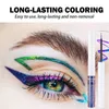 6 Colors Chameleon Liquid Eyeliner Waterproof Long Lasting Pearlescent Glitter Metallic Shiny Eyeshadow Highlight Eye Makeup 240220