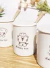 Mugs Creative Hand Drawn Cartoon Ceramic Par Gifts Water Cups With Spoon Lids Mug Advertising Campaign