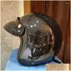 オートバイヘルメットオープンフェイスヘルメットモトクロスデカスコスカスコスパラカスケモトアクセサリーATVグロスホワイトM 57 58cmドロップ配信otznh