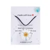 Pendentif Colliers Vente Transparent Fleur Séchée Verre Pendentif Collier En Cuir Pour Les Femmes Fait Avec Amour Rose Bleu Long Cadeau Dhgarden Dhlrg