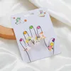Anelli a grappolo Creativo simpatico cartone animato per bambini Kawaii animale cavallino cuore ragazze anello da dito colorato regalo gioielli regolabile