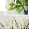 Dekorativa blommor 3st/5st Simulering 3-gaffel lila Vine Fruit Plant Branch Wedding Arrangement Road Guide Home Decoration Fake Flower