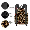 Zaino Sexy Leopard Moda Donna Uomo Zaini Scuola da viaggio impermeabile per studenti Ragazzi Ragazze Laptop Book Pack Mochilas