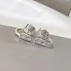 Stud High quality personalized fashion single zircon slider exquisite womens earrings (DJ2075) J240226