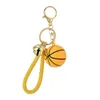 Porte-clés créatif résine basket-ball porte-clés exquis mignon petit cadeau mode tendance cartable pendentif en gros