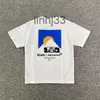 Herr t-shirts rhude x McLaren skjorta män kvinnor 1 högkvalitativ bilmönster trycktoppar tee kläder harajuku 11byblz9s7