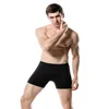 Mutande 4 Pz Boxer Uomo Intimo Uomo Bokserki Cotone Lungo Cueca Masculina Pantaloncini Para Hombre Homme