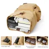 Backpack Men Vintage Canvas Backpacks Large Capacity 15.6inch Laptop Casual Bag For Commuter Travel Premium Durable Unsex Mochila