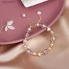 Perlen Natürliche Imitation Perle Armband Für Frauen Sommer Zubehör für Mädchen Einstellbare Größe Kristall Armband Schöne Mädchen Geschenke YQ240226