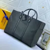 SAC PLAT 24H HANDBAG TOTES Portfölj anteckningsbok datorväskor Designer Crossbody Underarm äkta läder lyxigt affärskontor Arbetsficka 240215