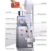 Máquina de selagem e enchimento de embalagem multifuncional, três lados, farinha, especiarias, doces, frutas congeladas, grãos em pó