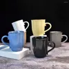 Set di stoviglie da tè Set di tazze da tè da caffè da 15 once perfetto per o per gli amanti della tazza Microonde lavabile in lavastoviglie Smalto opaco rustico Design moderno Stoare