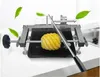Máquina de descascar artefato de faca de abacaxi, aço inoxidável, remoção automática de olhos de abacaxi, conjunto de facas, máquina de ferramentas