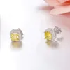 Tiffiny Oorbellen Designer Dames Originele Kwaliteit Charm Sterling Zilver Kristal Diamanten Oorbellen Veelzijdige lichte luxe en prachtige oorbellen