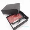 New-Metal Mini Carbon Fiber Men ID Holder Business Card Wallet241c