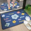 Carpets Pink Floral Welcome Entrance Doormats Kawaii Rug For Home Bath Living Room Floor Stair Kitchen Hallway Non-Slip Carpet