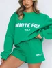 White Fox Polo Womens T Shirt Designer Ubrania Kobiety