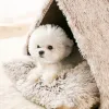 Mats Triangle Pet Nest Autumn Winter Warm Bed Detachable Cat House Movable Dog Cave Puppy Puppy Tent Comfortable Sleeping Mat Sofa