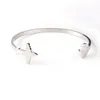 Fashion Designer Open Cuff Bangles for Women Men Classic Titanium Steel Map and Plane Bracelet Jewelry Dropshipping YMB029