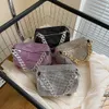 Borsa a tracolla con strass Borse sotto le ascelle con diamanti Borsa a tracolla con diamanti eleganti Borsa a tracolla da donna elegante Borsa a tracolla di design di lusso