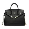 Hbp mochila de couro de grão de avestruz, bolsa mensageiro para laptop, bolsa feminina clássica da moda, bolsa de couro, bolsas totes, meninas303z