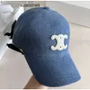 Simple denim C femmes chapeau chapeau casquette de baseball casquette de baseball casquette décontractée casquettes pare-soleil pour hommes concepteur rouge chapeaux Celi chapeau YULX 3B2X