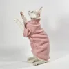 Sfynix Ubrania na kot jesień zima Devon Ubrania z kapturem bawełniana bluza Sphynx Cat Costum