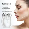 Devices Microcurrent Face Roller Massager Face Lifting Machine 3D Facial Massage Roller Anti Wrinkle Tighten Skin Rejuvenation Skin Care