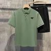 Polo män t högkvalitativ herr polos high-end t sommar mode andas kortärmad lapel casual ren bomullstopp s s -end op