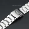 Watch Bands 18mm 20mm 22mm 24mm Solid Buckle Metal Strap Stainless Steel Bracelet For Samsung 3 Band Huawei Luxury Wristband