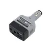 Skok samochodowy Adapter Mobilnego Konwertera Mobilnego Konwertera DC 12V/24 V do AC 220V Ładowarka Dodaj dostawę USB Dostawa Mobilne Dhylu