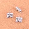 Kolyeler 52pcs Antik Sier Kaplama Sahne Conestoga Vagon Charms DIY El yapımı mücevher bulguları aksesuarları 14*14mm