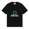 جعلت باريس مصممة للنساء قمصان الصيف جميلة نمط قمصان مع رسائل الهيب هوب تي شيرت أزياء Homme clothing clothing s-xl