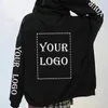 Seu PRÓPRIO Design de Marca/Imagem Personalizado Zip Up Jaquetas Unissex DIY Impresso Moletom Casual Cor Sólida Solto Moletom Com Capuz Coats240226