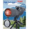 Телескопический бинокль, портативный открытый профессиональный 25X75 монокар, высокая мощность, HD зрительная труба для охотничьей камеры, мишень Ani Dhcnk