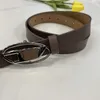 Belts Silver Classic Smooth Buck Women Casual Belt Luxury Designer Belt Width 2.8Cm Mens Womens Business Dress Belts High-Quality 148 240226