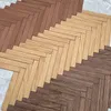 40st Dollhouse Miniature Self Adhesive Floor Tiles 3D Wall Stickers Wood Grain For Doll House Living Room Bedroom Decor 240223