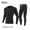 Men's Tracksuits Fitness Suit High Elastic Tight Clothes Long Sleeve Adult Children Quick-drying Running Sports Base Warm Training