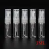 Wholesale 3000pcs/lot Small Perfume Vials Atomizer Refillable Pump Spray Bottles 3ML Sample Perfume Bottles DHL Free Shipping