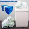 Holder 10PCS Diaper Safe Bag Waste Household Hospitals Bags For Replacement Degradable Bin Home Nursery Tear Garbage Trash 240219