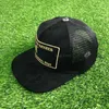 Design guldbrev broderad modehatt för mäns hiphop resor solskade mesh mesh herrar och kvinnor cross punk baseball hatt senaste stil