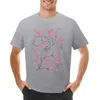 Herren-Tanktops, rosa Kirschblüten-T-Shirt, T-Shirts, ästhetische Kleidung, Tierdruck-Shirt für Jungen, schwere T-Shirts für Männer