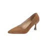 حذاء اللباس امرأة مثيرة عالية الكعب الصيف 2024 الربيع المدببة مصمم إصبع القدم الأنيقة مضخات الحفلات femme zapatillas