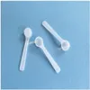 0 5g gram 1ML Plastic Scoop PP Spoon Measuring Tool for Liquid medical milk powder - 200pcs lot OP1002294e