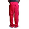 Pantalon cargo pour hommes pantalon de survêtement bas de rue hiver Fitness Gym entraînement en cours d'exécution exercice respirant doux mâle pantalon de survêtement 240226