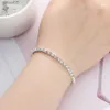 Beaded Woman Armband Crystal Rhinestone Stretch Armband Bangle Wristband Elastic Wedding Bridal Jewelry YQ240226